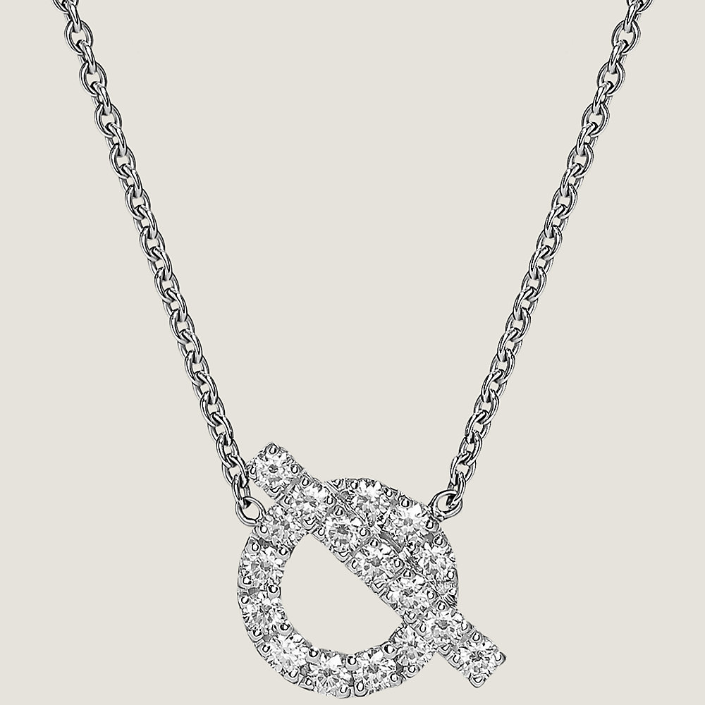 Hermes diamond online necklace